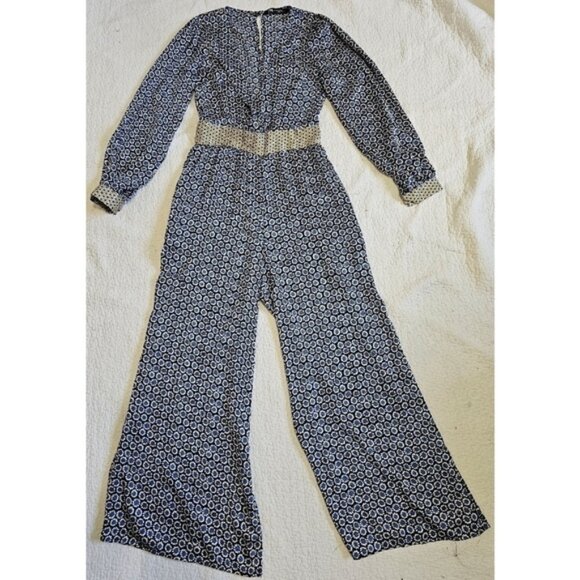 ZARA Geometric Polyester JumpSuit - Picture 4 of 14